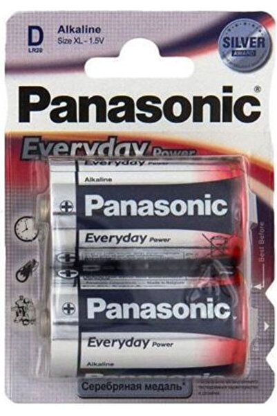 PANASONIC LR20EPS/2BP Αλκαλικές μπαταρίες D Everyday Power