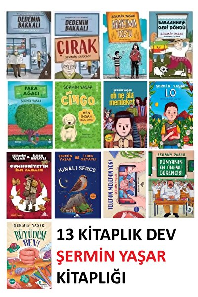 Taze Kitap ŞERMİN YAŞAR 13 Kitaplık Dev Set