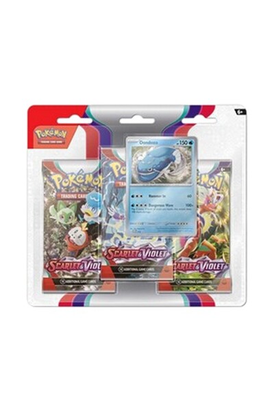 Pokemon Scarlet & Violet: Dondozo Blister pachet de 3