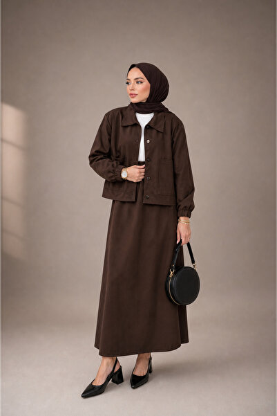 FREYA MODA طقم سترة وتنورة للحجاب