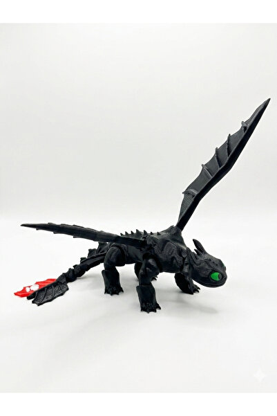 Zenta3D Toothless dişsiz hareketli figür
