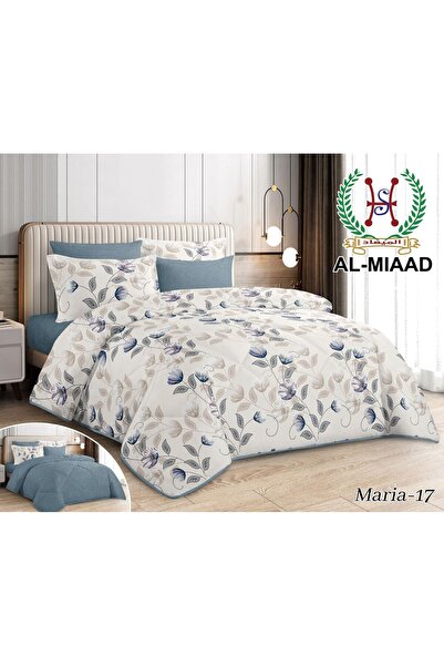 ALMIAAD Summer Cool Microfiber Double Bed Sheet Set 6Pcs Bedsheet Set 6 Piece...