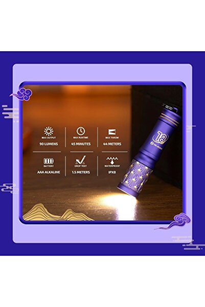 OLİGHT i3E (18th Anniversary Edition), 90 Lumens LED Keychain Flashlight, IPX8 Waterproof Mini Light, Compact EDC Light for Keychain, Everyday Carry, Gift