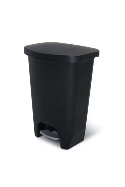 Clorox Polypropylene Step Trash Can with Odor-Proof Lid 13 Gal
