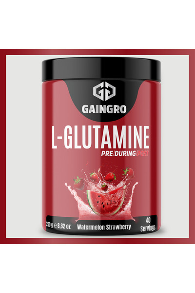 GAİNGRO L-Glutamine Karpuz - Çilek Aromalı Toparlanma (Recovery) Destekleyici...