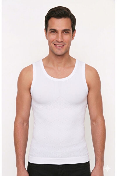 westicgiyim Men's Corset Undershirt Seamless Firming Belly Shaper Chest Shape...