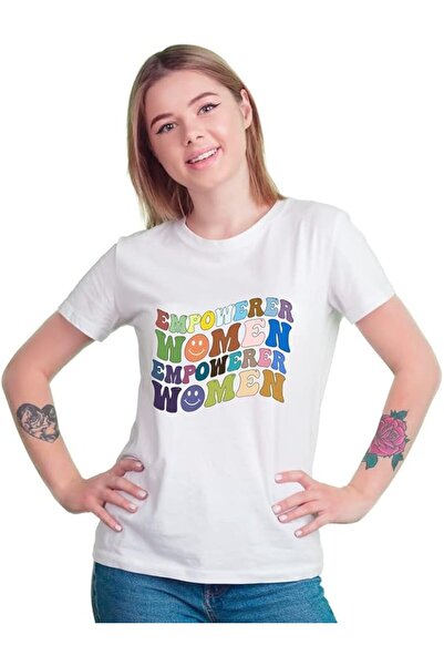 not T-Shirt For Women - Printed Design (Empower Women)| Round Neck Regular Fit
