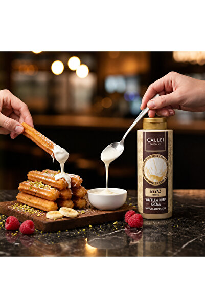Callei Chocolate BEYAZ WAFFLE & KREP 300 GR
