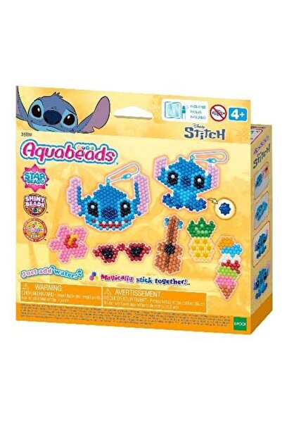 NO BRAND Set de creație Stitch Aquabeads breloc