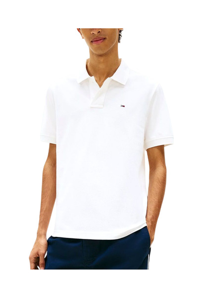 Tommy Hilfiger Ανδρικό Polo Λευκό Tommy Jeans DM0DM22711-YBL