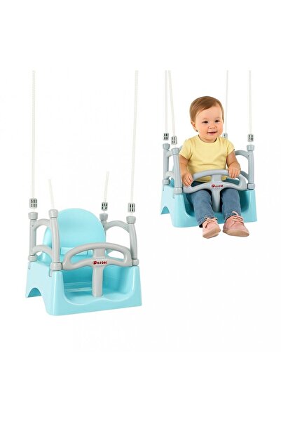 Doloni Leagan suspendabil 3 in 1 pentru copii Grey/Turquoise cu suport spate,...