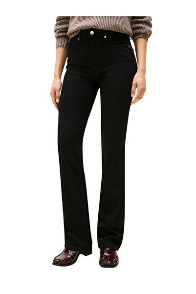 Tommy Hilfiger Γυναικείο Bootcut Τζιν Μαύρο WW0WW48798-1BY