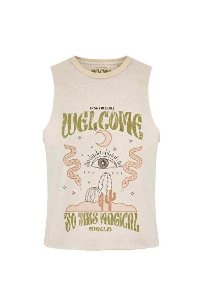 Funky Buddha Femei& # x27;s Tricou fără mâneci S