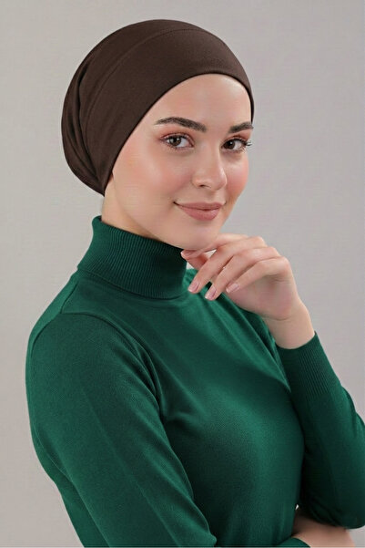 Sonbaharmoda Șapcă Hijab fără cusături în față, gata de purtat, practică, șap...