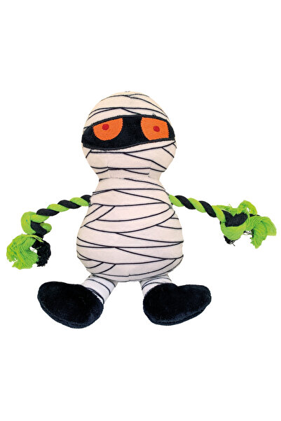 Bobby DOG TOY FRIGHT MUMMY W/ROPE 26cm