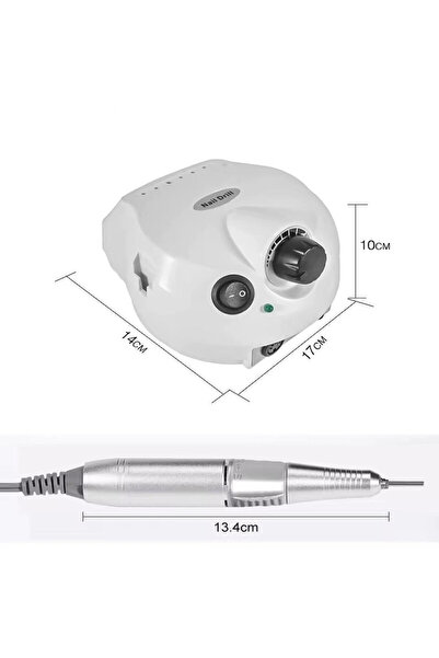 Epilons Elektrikli Profesyonel Freze Tırnak Törpü Manikür Pedikür Makinesi Nail 85W 35000 RPM