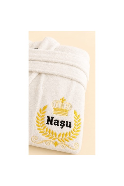OEM Set de halate brodate personalizate Naș și Nașă - cadou elegant de nuntă S pentru ea și M pentru el