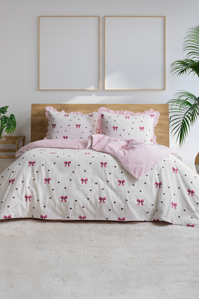 DB DANLA BALDİ Home Collection SET DE LENJERIE DE PAT DUBLU 100% BUMBAC (CU V...
