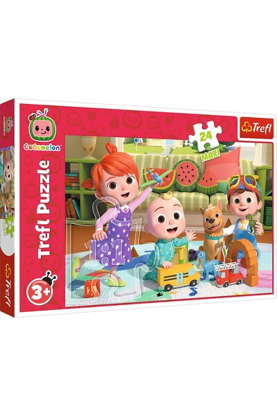 NO BRAND PUZZLE TREFL 24 MAXI COCOMELON READY FOR ADVENTURE