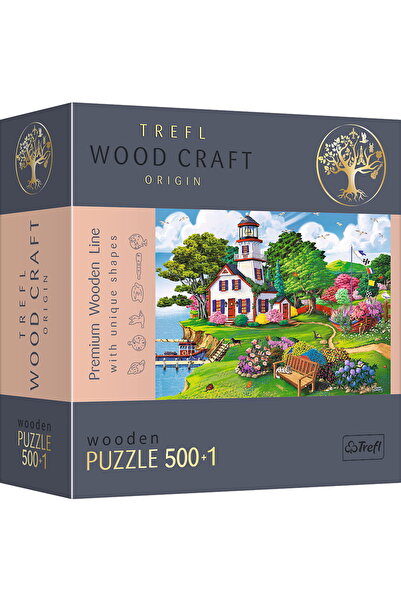 NO BRAND WOOD CRAFT Puzzle din lemn 500+1 piese Port de vară