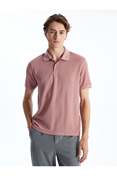 LC Waikiki Nevavm with a Difference Polo Collar Short Sleeve Men's T-Shirt