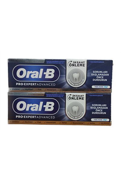 Oral-B PRO-EXPERT ADVANCED YEŞİL NANE DİŞ MACUNU 75 ML X 2 ADET