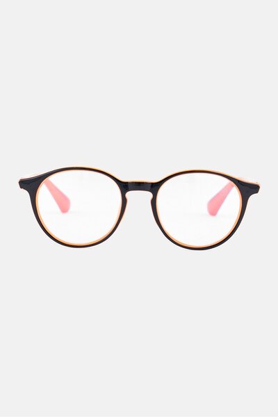 A & A Glasses Men WRS7540S Round Reading Glass, Black