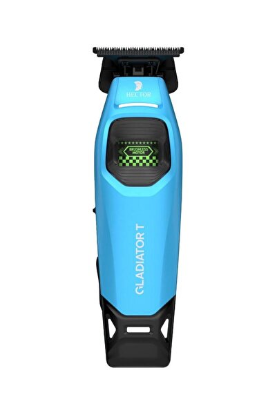 Hector Gladiator T 8000 RPM BLDC Motor Işıklı Çizim & Sakal Tıraş Makinesi Mavi