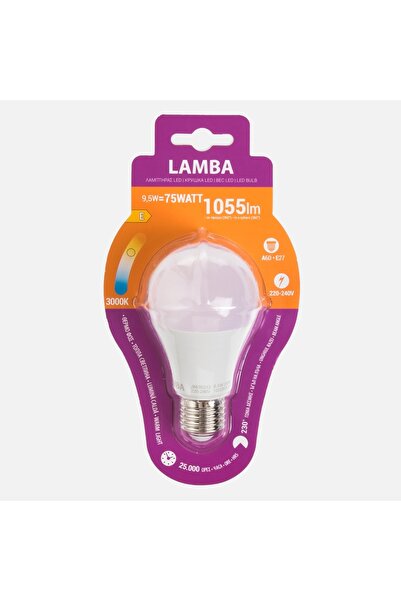 Zumzeria Bec LED E27 9.5W (A60) Lumină Caldă