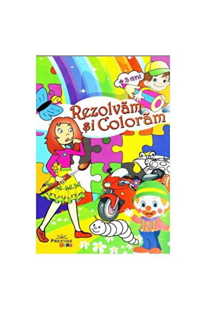 Editura Prestige Carte de activități de rezolvare și colorat pentru copii de ...