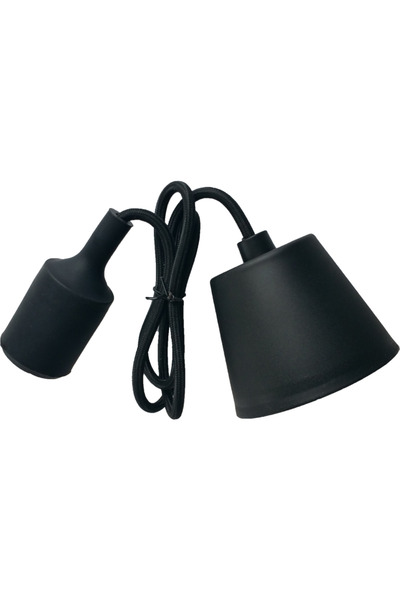 DELIGHT Lampa Suspendata Viola Neagra E27