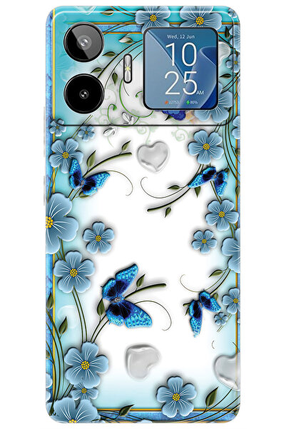 General Mobile GM 26 PRO 5G (G903) Uyumlu Kılıf Desen Baskılı Silikon Çiçek v...