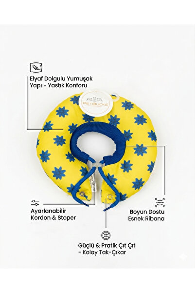 Petbucks Pet Accessories Kedi Köpek Boyunluk - Koruyucu Elizabeth Ameliyat So...