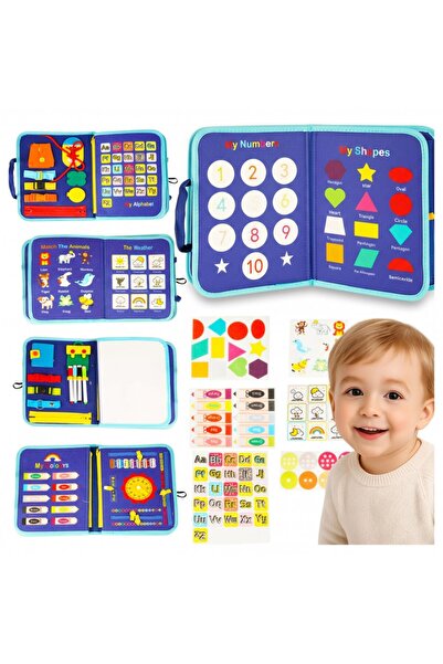 MalPlay Mapa senzoriana tip montessori pentru copii Malplay, din material tex...