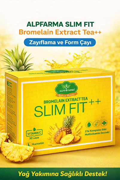 ALPF FARMA Bromelainli Ananas İçeren Detox Çayı Ödem1 Atıcı 30 Saşe