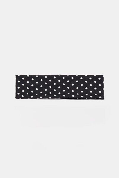 New Obsessions Black and White Polka Dot Hair Band