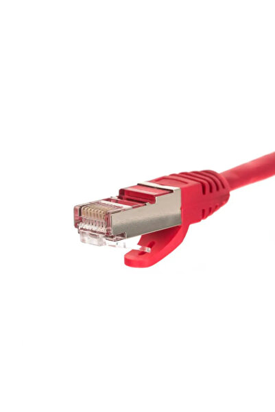 Netrack BZPAT15FR cablu patch RJ45 cu înveliș aplicat cat. 5e FTP 15m roșu