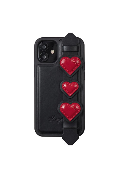 Kingxbar Drăguț Swarovski Apple iPhone 12 mini negru