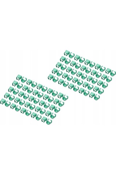 Digitus RJ45 plug clip green, pack of 100