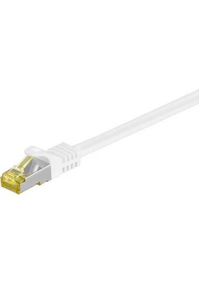 MicroConnect Cablu de rețea CAT7 S/FTP 0,25m, Alb, AWG 26, CU