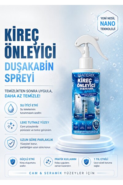 MATERIX Kireç Önleyici Duşakabin Spreyi 150 ml