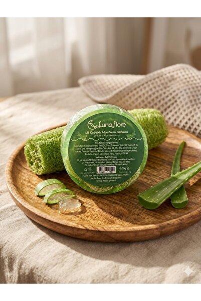 LunaFlore Lif Kabaklı Aloe Vera Sabunu - Nemlendirici ve Yatıştırıcı Peeling ...