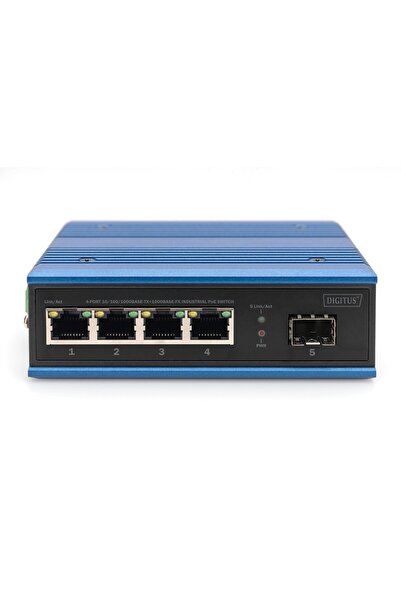 Digitus Βιομηχανικός Διακόπτης Ethernet - 5 Θύρες - 4x Base-Tx (10/100/1000) ...