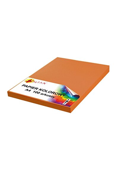 Shan Hârtie color A4 120g portocaliu 100 coli