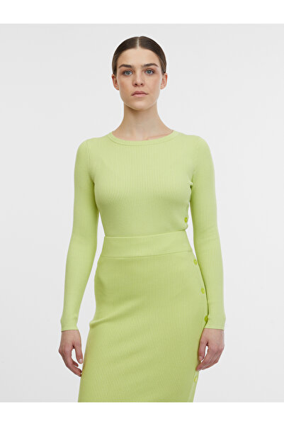 ORSAY Light green women's ribbed jumper