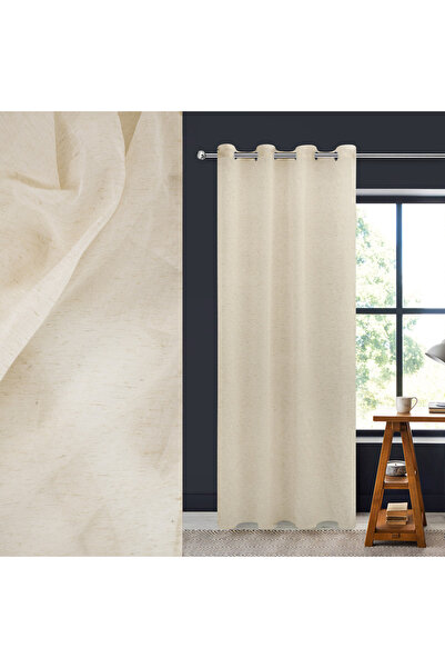 Zumzeria Ecru Decorative Curtain with Rings 140x260cm
