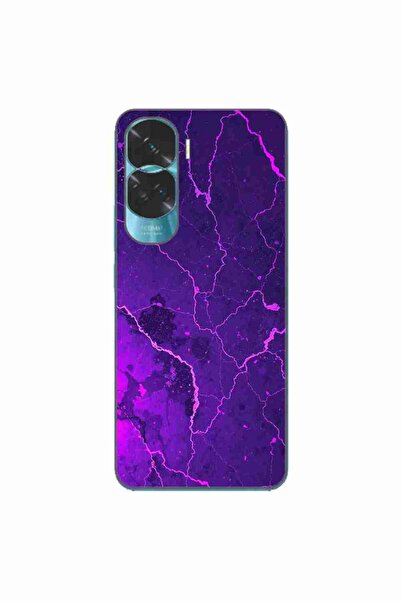 OEM Husa compatibila cu Honor 90 Lite 5G Silicon Gel Tpu Model Ultraviolet Ma...
