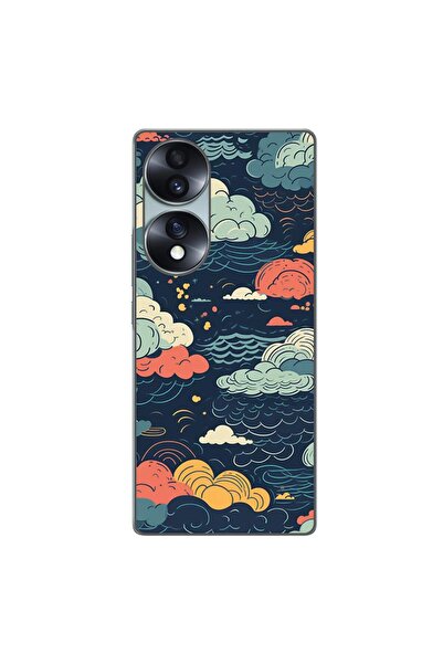 OEM Husa compatibila cu Honor 70 Silicon Gel Tpu Model Mystic Night Sky