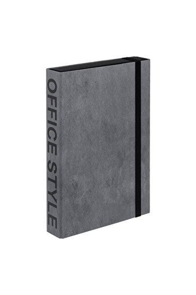 Zumzeria Gray Stone Folder with Elastic 24x5x35cm