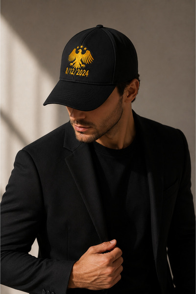 Esra Shop Yeni Suriye Özgürlük Kartalı Siyah Şapka – Premium Unisex Cap